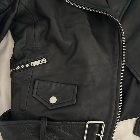 Zara leather jacket - Picture 2 of 3